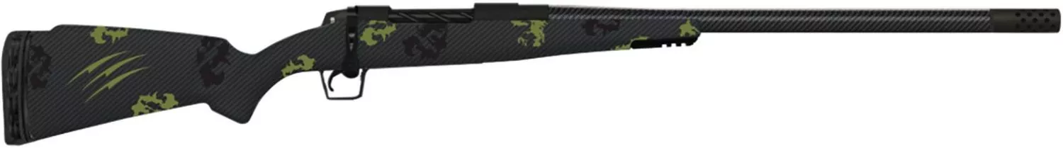 Fierce Carbon Rogue Bolt Action Rifle ROG308WIN18BF, 308 Win, 18" Threaded, Forest Camo Stock, 4 Rds
