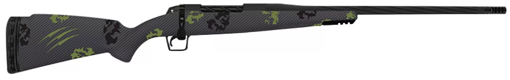 Fierce Twisted Rage Bolt Action Rifle TWROG280AI24BF, 280 Ackley Improved, 24" Threaded, Forest Camo Stock