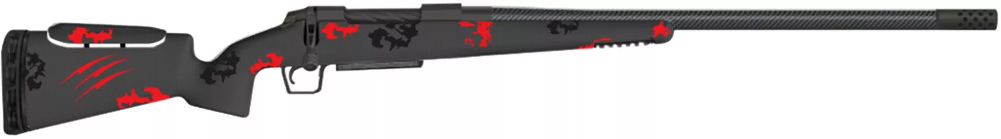 Fierce Twisted Rival FP Bolt Action Rifle FRFP300WIN24BBO, 300 Win Mag, 24" Threaded, Blackout Camo Carbon Stock, 3 Rds