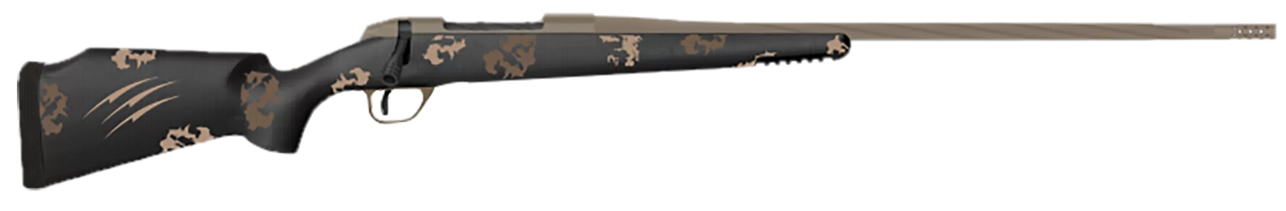 Fierce Twisted TI Rogue Bolt Action Rifle TWTROG280AI22BS, 280 Ackley Improved, 22" Threaded, Sonora Ambush Camo Stock