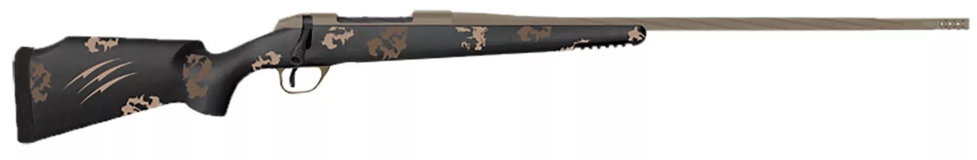 Fierce Twisted TI Rogue Bolt Action Rifle TWTROG65PRC20BS, 6.5 PRC, 20" Threaded, Ambush Camo Stock