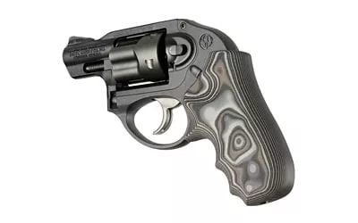 HOGUE GRIP RUGER LCR G10 BLACK/GREY