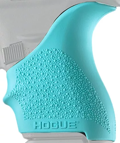 Hogue HandAll Beavertail Grip Sleeve for Glock 42 43-Aqua