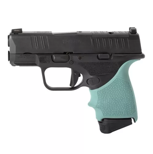 Hogue HandALL Beavertail Grip Sleeve for Springfield Hellcat - Aqua