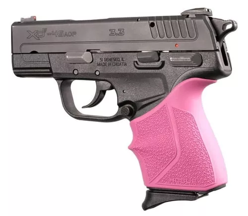 Hogue Springfield Armory XD-E 9mm/.45ACP: HandALL Beavertail Grip Sleeve - Pink