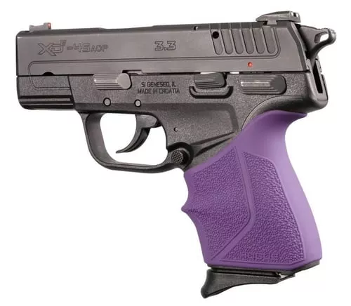 Hogue Springfield Armory XD-E 9mm/.45ACP: HandALL Beavertail Grip Sleeve - Purple