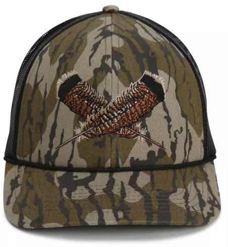 Paramount Outdoors, Mossy Oak Bottomland, Turkey Feather, Meshback Cap (PA1060-KBT-OSFA)