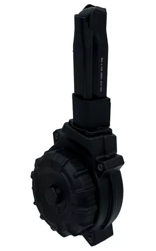 PROMAG RUGER MAZ9 9MM 50RD DRUM BLK