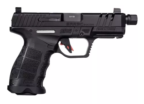 SAR9 SOCOM CPT 9MM BLK 4.5" TB