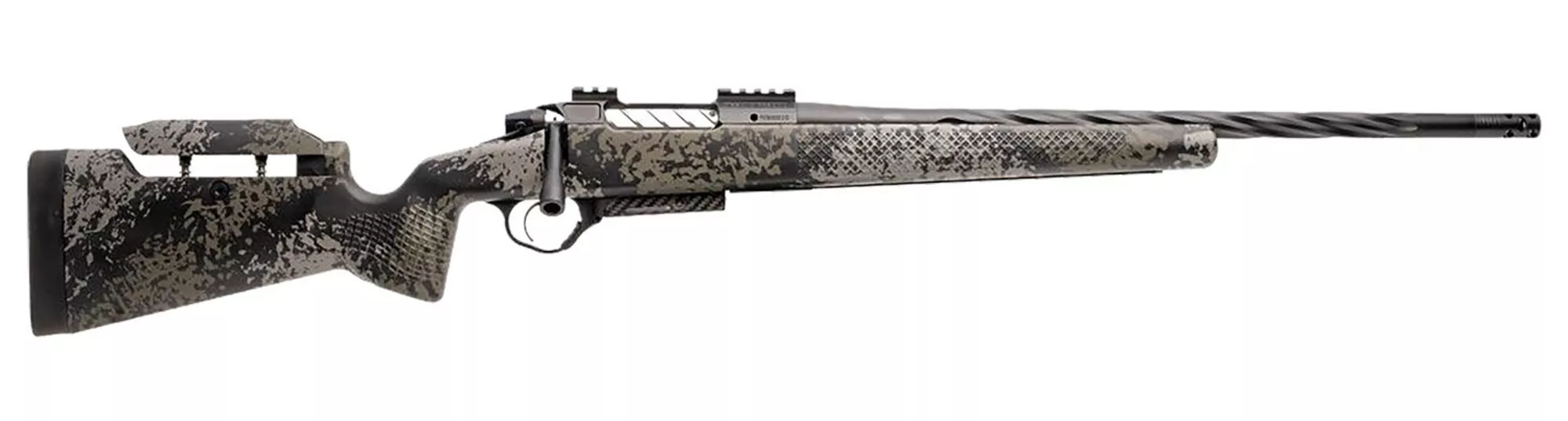 Seekins Precision Havak PH3 Bolt Action Rifle 0011710233F, 6.5 PRC, 20" Threaded, Mountain Shadow Camo, Adj Cheek Riser Stock