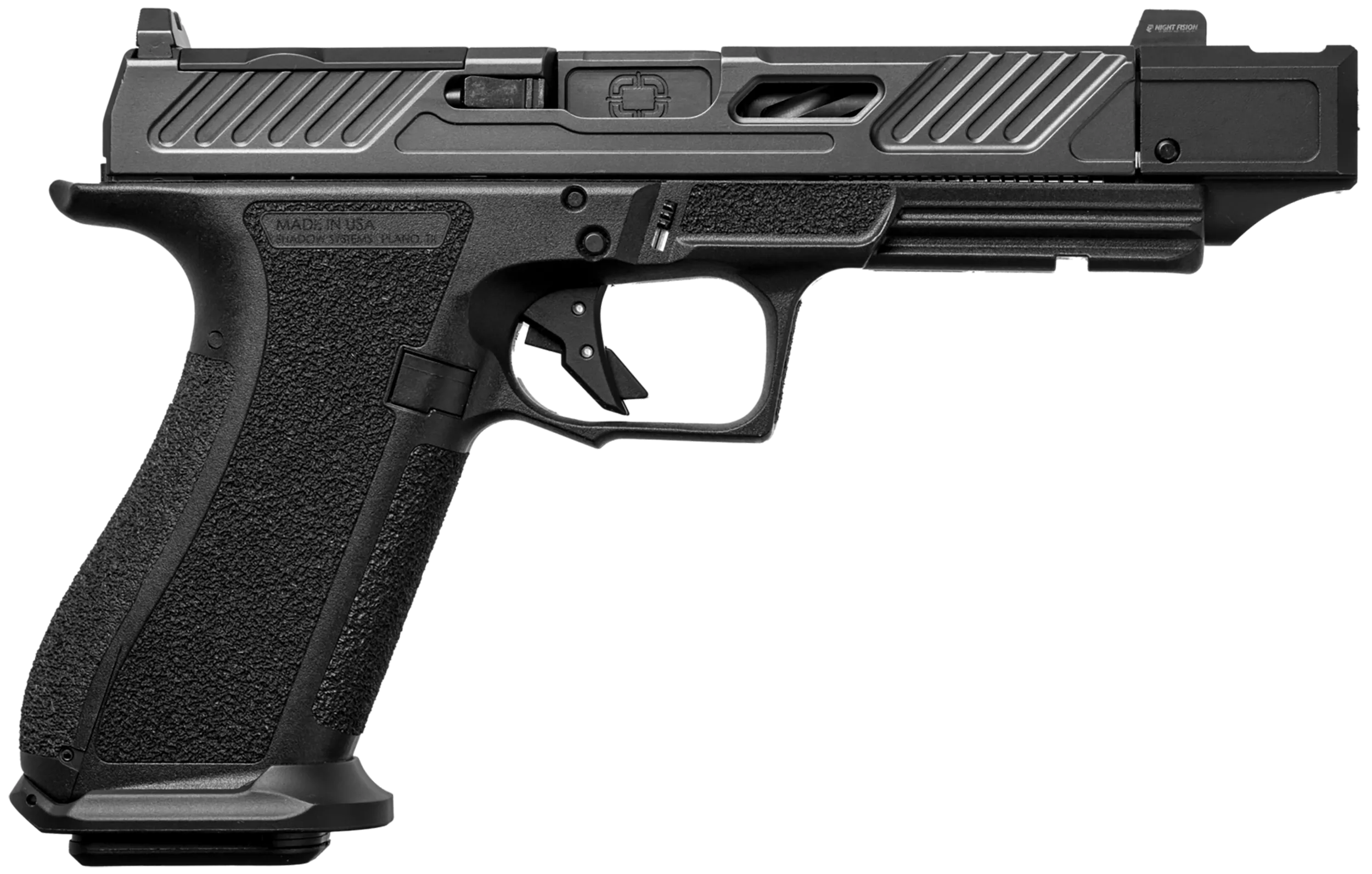 Shadow Systems DR920P Compensator, SS2212, 9mm 4.6", Nitiride Match Grade Compensated Barrel & Optic Ready, 17+1
