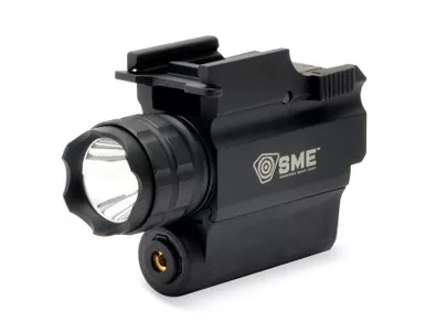 SME - Shooting Made Easy Compact Tactical Handgun LED Light / Laser Combo - Black