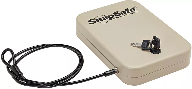 SnapSafe Lock Box, w/Key Lock Large, FDE (752002325)