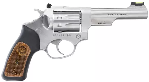 SP101 22LR 4.2" SS AS FIB OPT