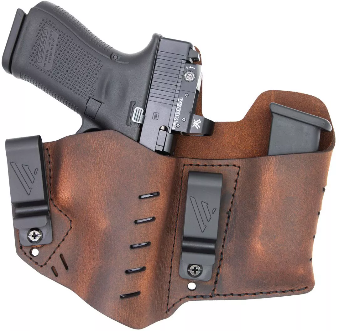 Versacarry Element IWB Holster w/Mag Pouch, Brown, Size 4 (32114)