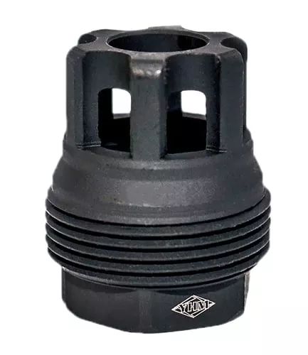 YHM MUZZLE BRAKE 5/8-24 BLACK